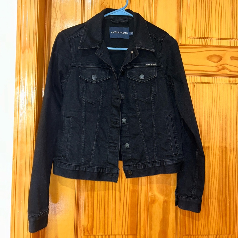 Calvin Klein Jeans Women's Denim Trucker Jacket XS NWOT